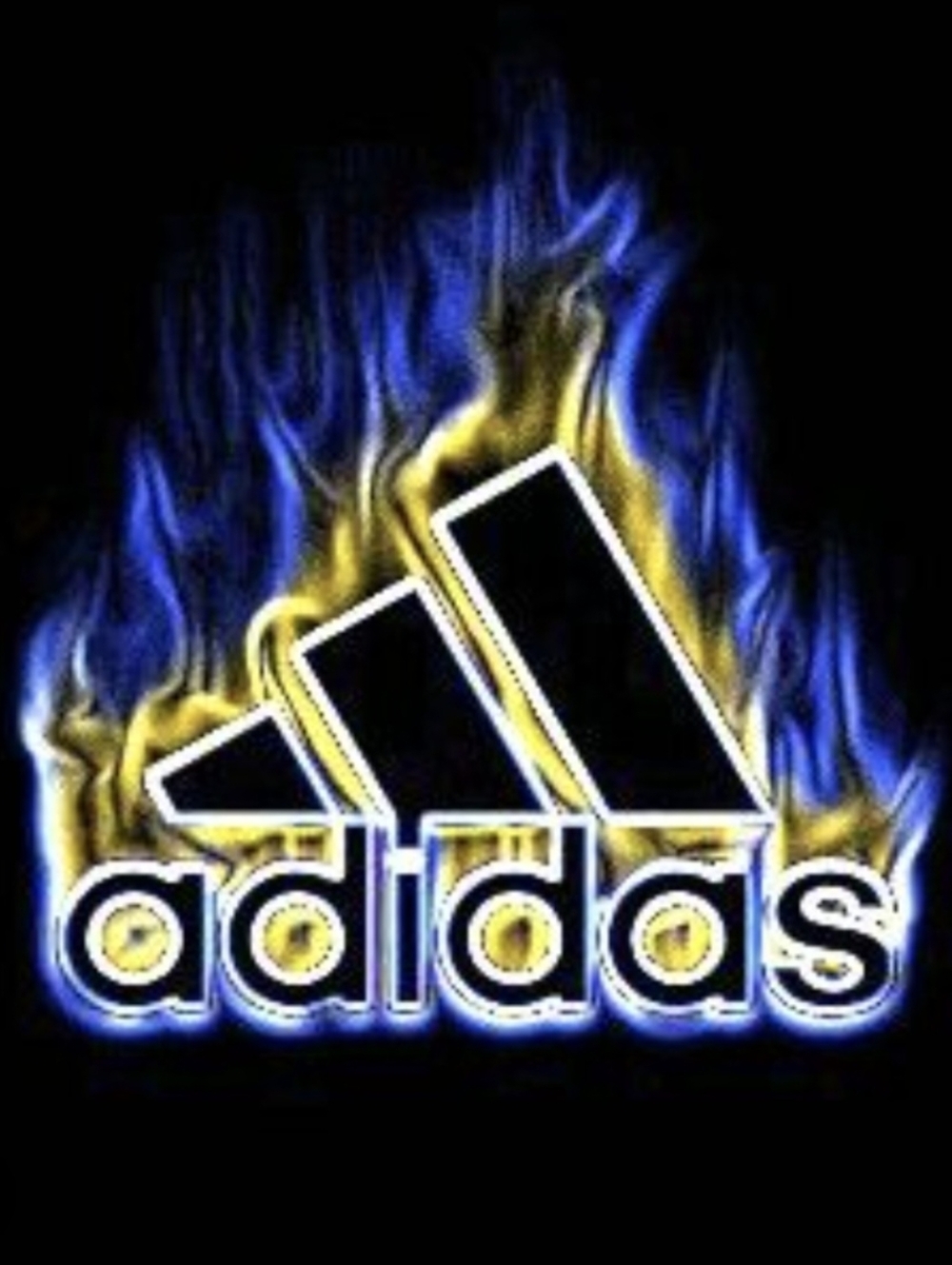 Adidas Red and White Tee with Logo
